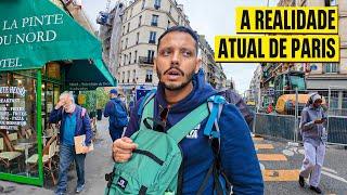CHEGAMOS À FRANÇA (e assim estão as ruas de Paris)