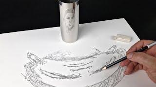 Cristiano Ronaldo | Anamorphic Art | Full Process