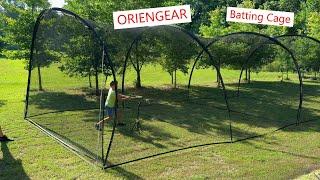 ORIENGEAR Batting Cage, fun area for many sports! #batting #battingcage #baseball