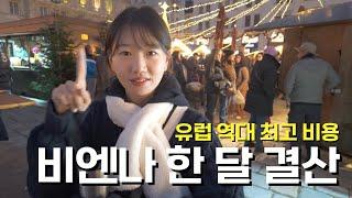  크리스마스 극성수기의 비엔나 한달살기, 얼마나 들까? 비엔나 한 달 살기 점수 공개! / 파이어족의 세계여행 [210] 오스트리아 [9]