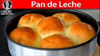 PAN DE LECHE O BOLLITOS TRADICIONALES | Vicky Receta Facil