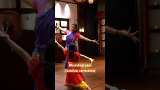 Bharatnatyam Class Technical Corrections #bharanatyam #indianclassicaldance #tutorial
