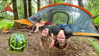 Camping in a Floating Tent