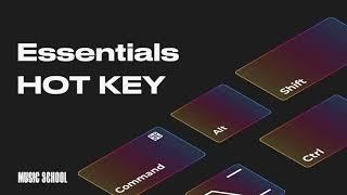 Essential Hot Keys in Ableton Live (New Audio/MIDI track, Duplicate, Delete)