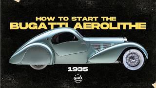 How to Start the 1935 Bugatti Aerolithe