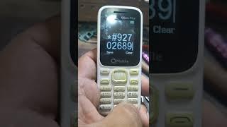 Q Mobile QGuru Plus IMEI number change cord all Q Mobile working cord