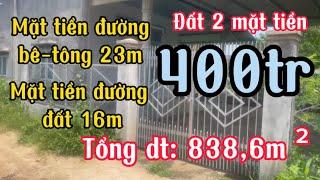 (Đã bán)Nhà đất Bình Phước|Đất kèm 1 căn nhà cấp 4 siêu rộng, diện tích thực lên đến 1 sào giá 400tr