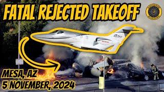 Honda Jet Crash Falcon Field Mesa AZ 5 Nov 2024