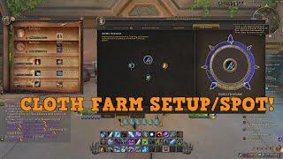 How To Setup and farm Cloth - WoW TWW