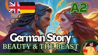 "Die Schöne und das Biest" A2 German Listening Practice  / FAIRYTALE #1