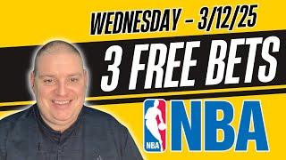 Wednesday 3 NBA Free Bets - 3/12/25 l Craig's NBA Picks Today & NBA Predictions l #nbabets