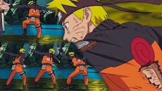 Naruto can't escape from getting beat up