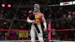 WWE 2K18 Chris valerio vs Dark Tiger Hero for the Hardcore Championship