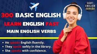 Basic English Learning Unveiling the Power of Main Verbs. Easy English Abraão