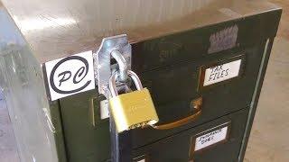 HOMEMADE FILING CABINET LOCK - Welding