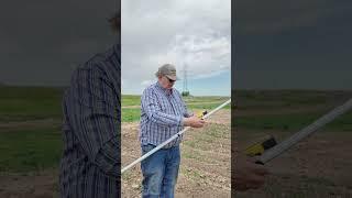 Surveying a Ditch   4K #irrigation #surveying #ditch #farming #farm life