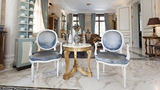 Arrangement of a Salon in Real Estate for Sale. Salon in the Palace Style