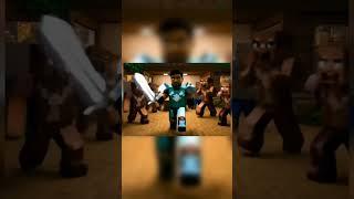 "When a Real Hero Enters the Minecraft World ️ #EpicBattle #shorts #minecraft