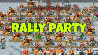 Lords Mobile - The biggest rally party on KVK. 30+ RALLIES. Catching fury targets