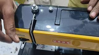 How to operate usha sewing machine(Nova).