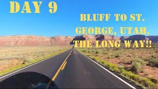 Bluff to St  George Utah