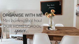 Organise with me before we start back | HOMESCHOOLING | homeschool HAUL!