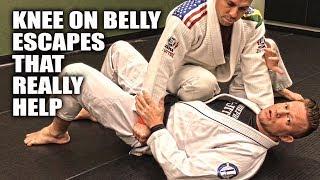 Jiu-Jitsu Escapes | Knee on Belly Escapes that Really Help