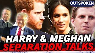 Prince Harry PANICKING about keeping family together over row with Meghan Markle as Trump lashes out