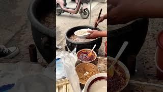 河南西平五沟营地摊罐饺子，羊油丸子配着羊肉饺子太香了。#河南美食#饺子#河南#罐饺子#地方特色美食
