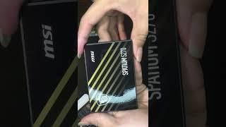 Unboxing MSI Spatium S270 & Kingston Fury Impact for Lenovo 130-14AST Laptop Upgrade #shorts