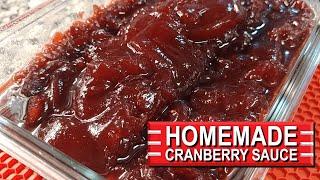 Cranberry Sauce | The 5-minute Instant Pot Homemade Recipe Option!