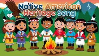 Native American Heritage Song for Kids | Fun Rhyme on Culture and Kindness | Kuku Kids TV