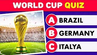 HOW MUCH DO YOU KNOW ABOUT THE WORLD CUP  | FOOTBALL QUIZ 2022