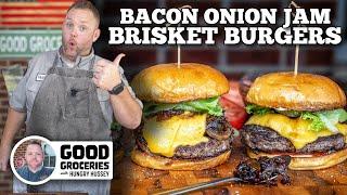 Bacon Onion Jam Brisket Burger | Blackstone Griddles