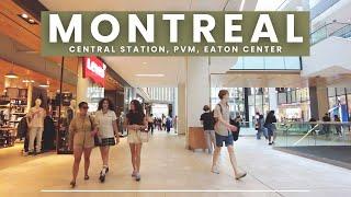 MONTREAL, Quebec, Canada: Underground City - Central Station to Eaton Center