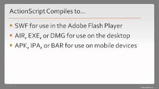 ActionScript Chapter 1.1 What Is ActionScript and Why Should I learn It