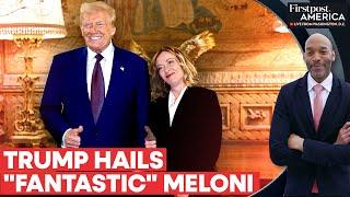 Italy's Giorgia Meloni Dines with Donald Trump in Surprise Visit to Mar-a-Lago | Firstpost America