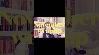 Nov wrapup vlog is up on my channel!! #booktube #bookwrapup #reader #readingbooks #bookish #booklove