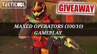 Tacticool: EPIC GAMES - MAXED OPERATORS (100/10) DIANA / RICK / OWEN GAMEPLAY + GOLD GIVEAWAY