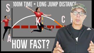 SPECIAL VIDEO  LONG JUMP SPEED: HOW FAST DO YOU NEED TO BE TO JUMP 6M, 7M 8M??