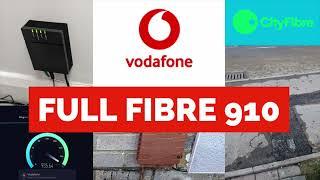 VODAFONE UK | 910Mbps - CityFibre Install & Speed Test