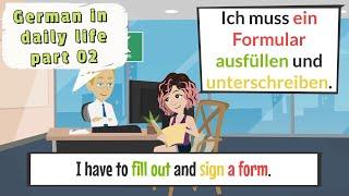 #02 Deutsch Lernen | german in daily life | Deutsch A1-A2 | german for beginners | german learning