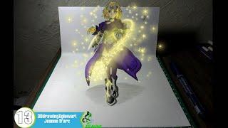 3D Drawing  Jeanne d'arc fate apocripha(glowart)