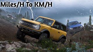 Forza Horizon 5 How to Change MPH to KMH