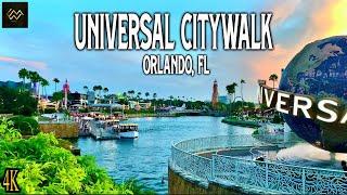 Universal CityWalk Orlando Walking Tour [4k]