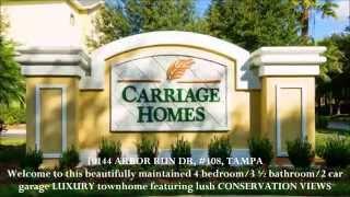 10144 Arbor Run Dr, #108, Tampa, FL, Arbor Greene Best Realtor Townhome Video by The Duncan Duo