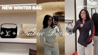 Alone diaries *my boyfriend left me so I went on a shopping spree*