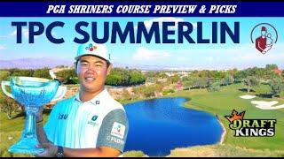 PGA Shriners Children's Open | Course Preview | Stats & Picks