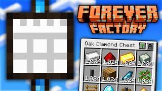 Minecraft Forever Factory | MASSIVE CHEST UPGRADES & STORAGE TERMINAL! #3 [Factory Questing Modpack]