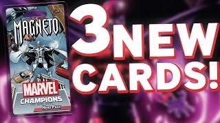 Three New Magneto Marvel Champions Cards!